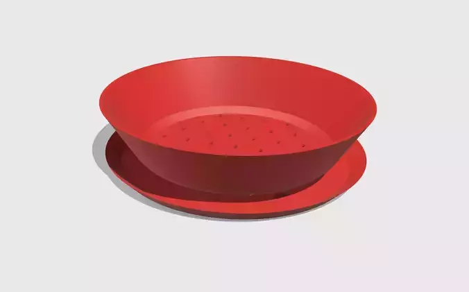 Simple Circle and Oval Pots with Drip Trays