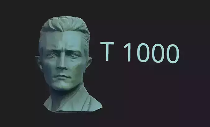Robert Patrick   T 1000 3D print model