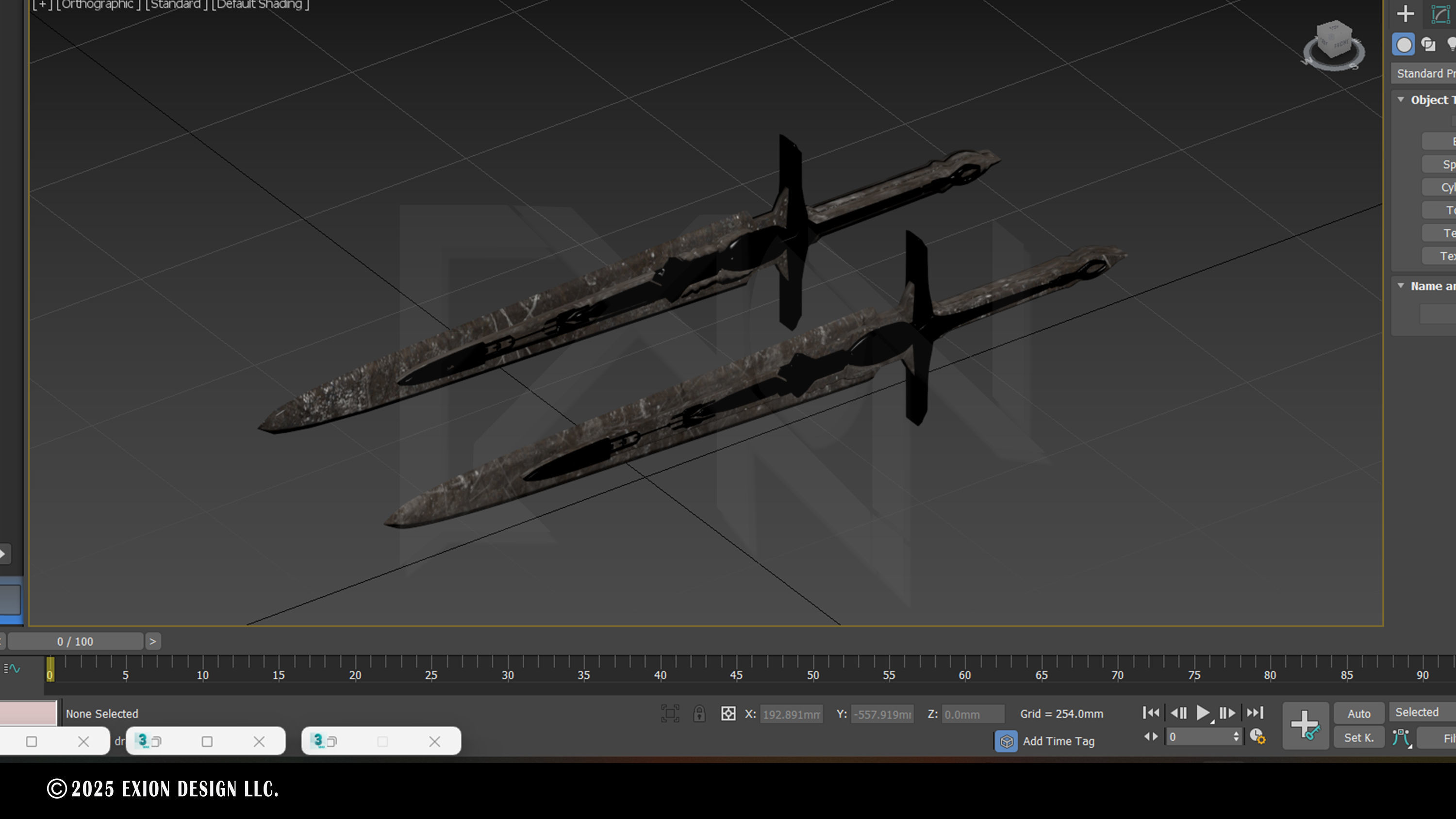 Transformers Sword of Judgment - Game-Ready - 3D-Printable Low-poly 3D model_15