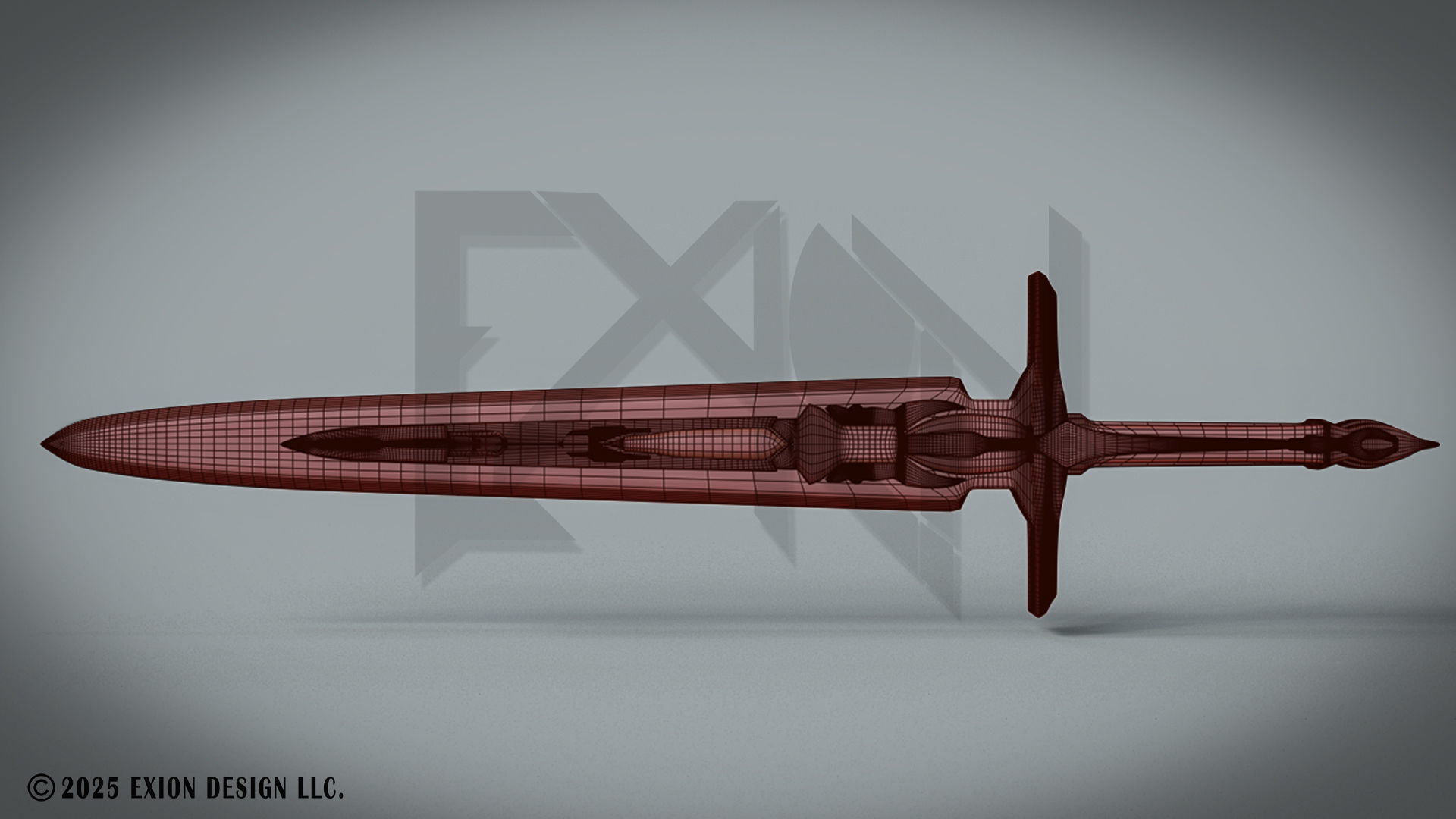 Transformers Sword of Judgment - Game-Ready - 3D-Printable Low-poly 3D model_8