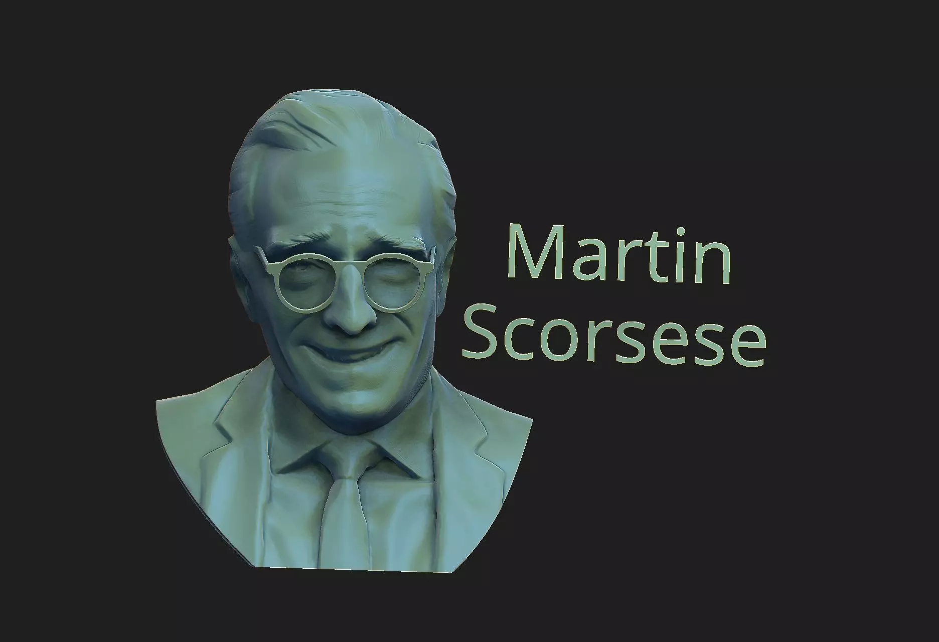 Martin Scorsese 3D print model