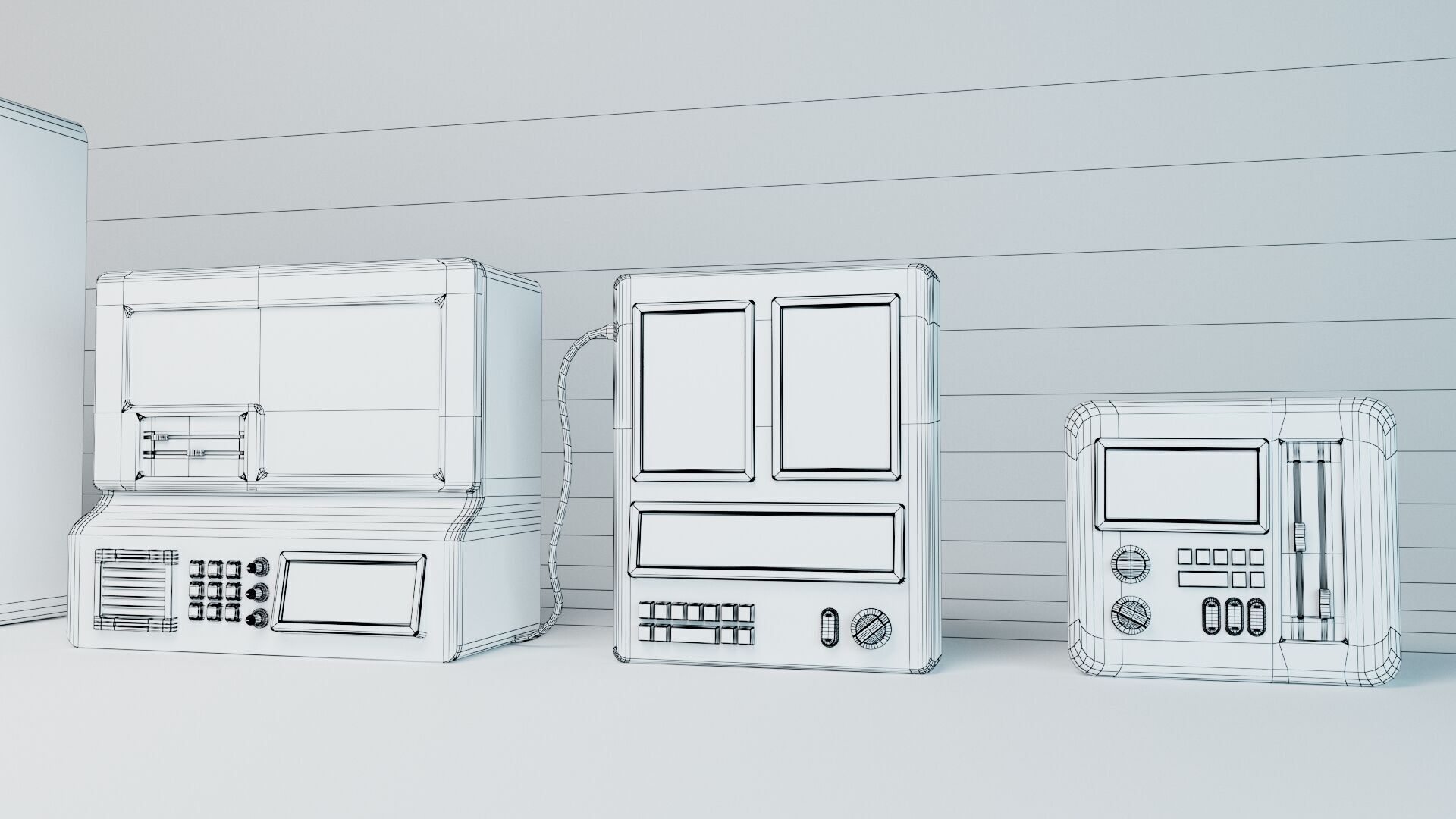 Props Sci Fi Low-poly 3D model_9