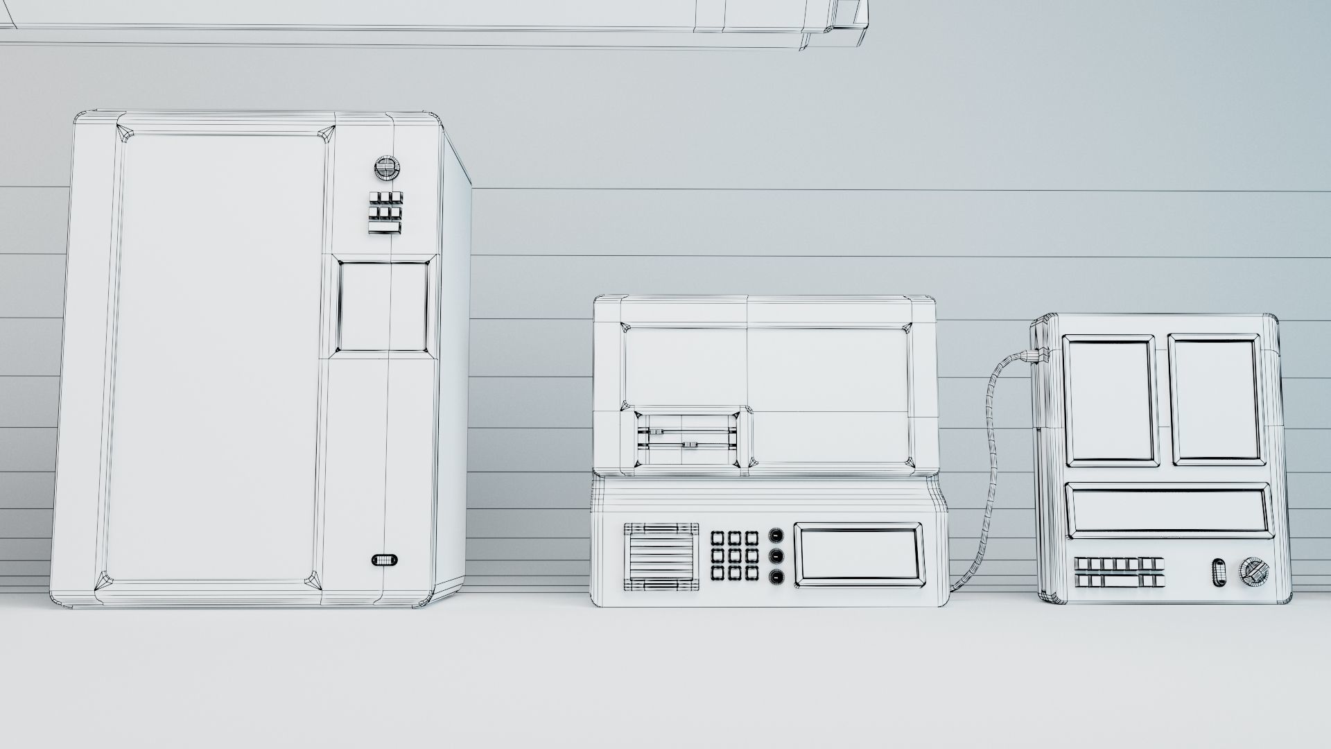 Props Sci Fi Low-poly 3D model_10