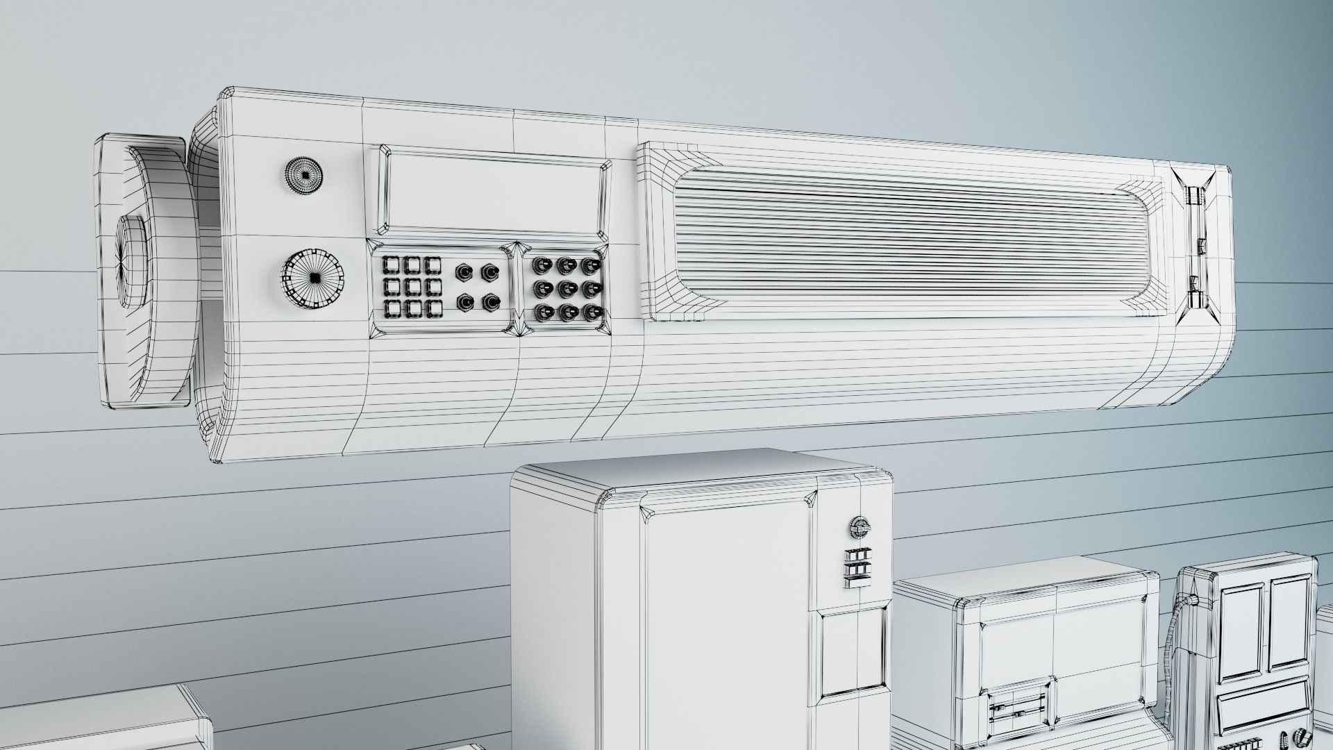 Props Sci Fi Low-poly 3D model_12