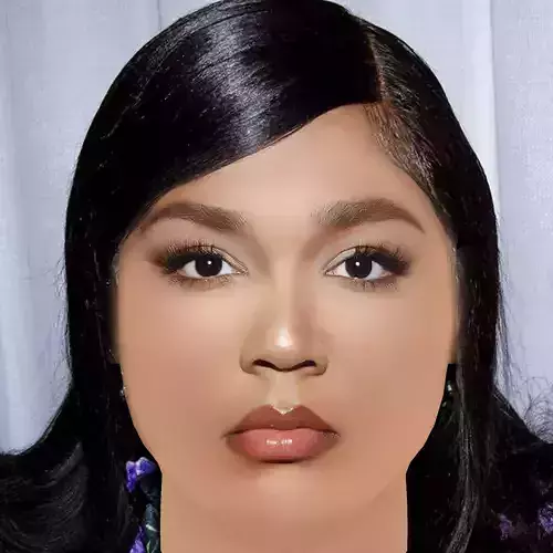 Lizzo Head - No Hair - Low poly head for game