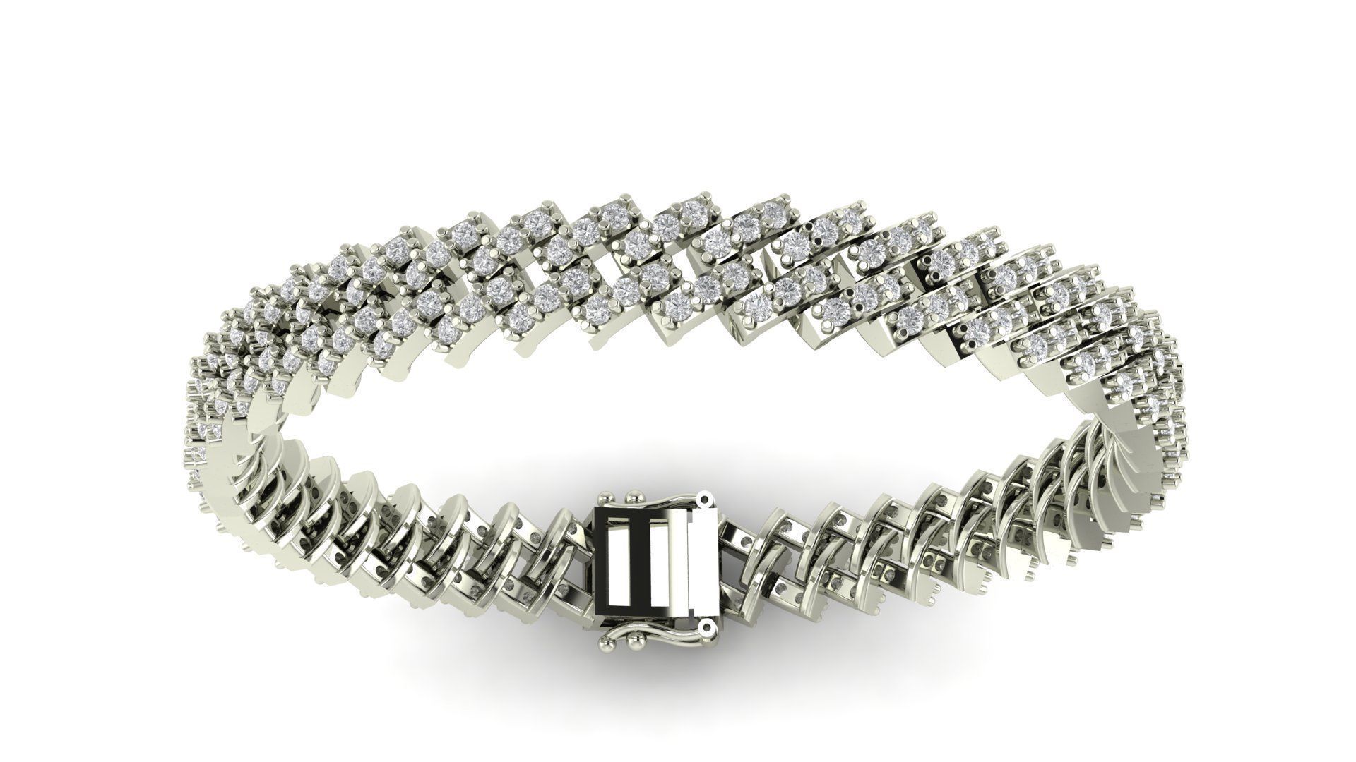 8 MM MIAMI CUBAN LINK CHAIN BRACELET OR NECKLACE 3D print model_4