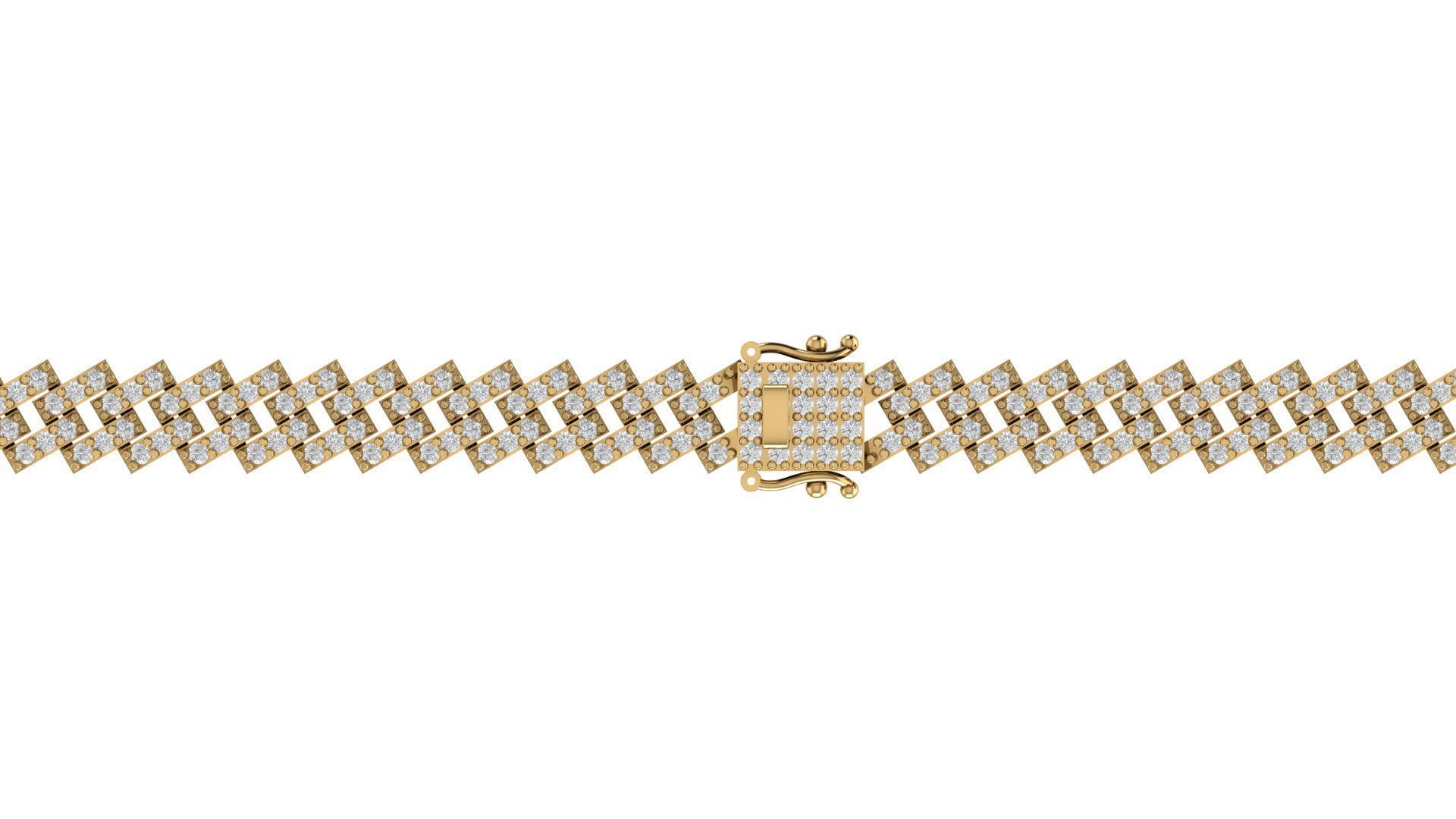 8 MM MIAMI CUBAN LINK CHAIN BRACELET OR NECKLACE 3D print model_1