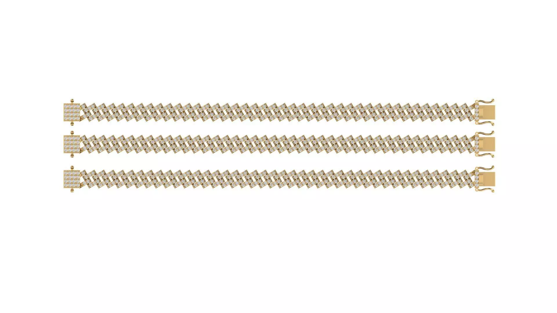 8 MM MIAMI CUBAN LINK CHAIN BRACELET OR NECKLACE 3D print model_0
