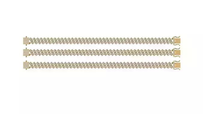8 MM MIAMI CUBAN LINK CHAIN BRACELET OR NECKLACE