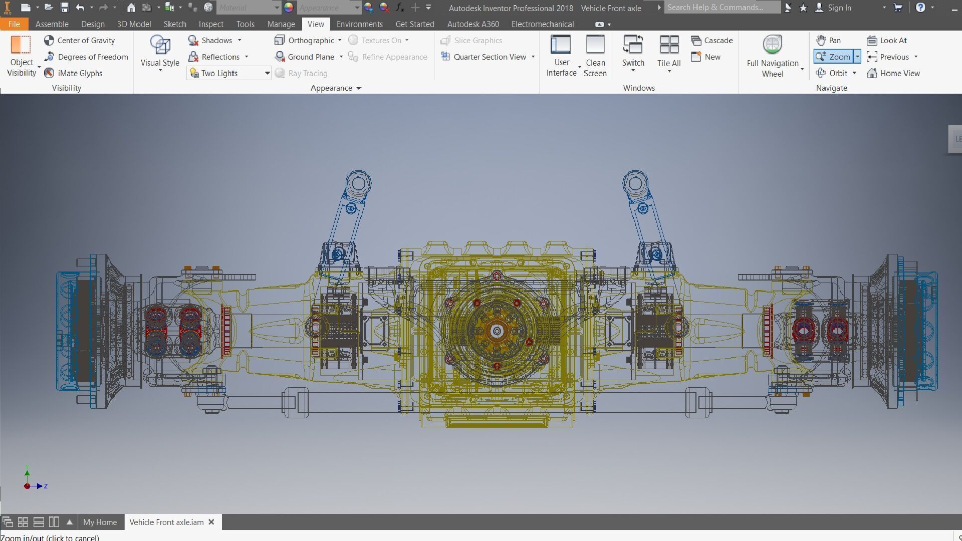 Tractor Front Drive Axle for Heavy-Duty Vehicles 3D model_17