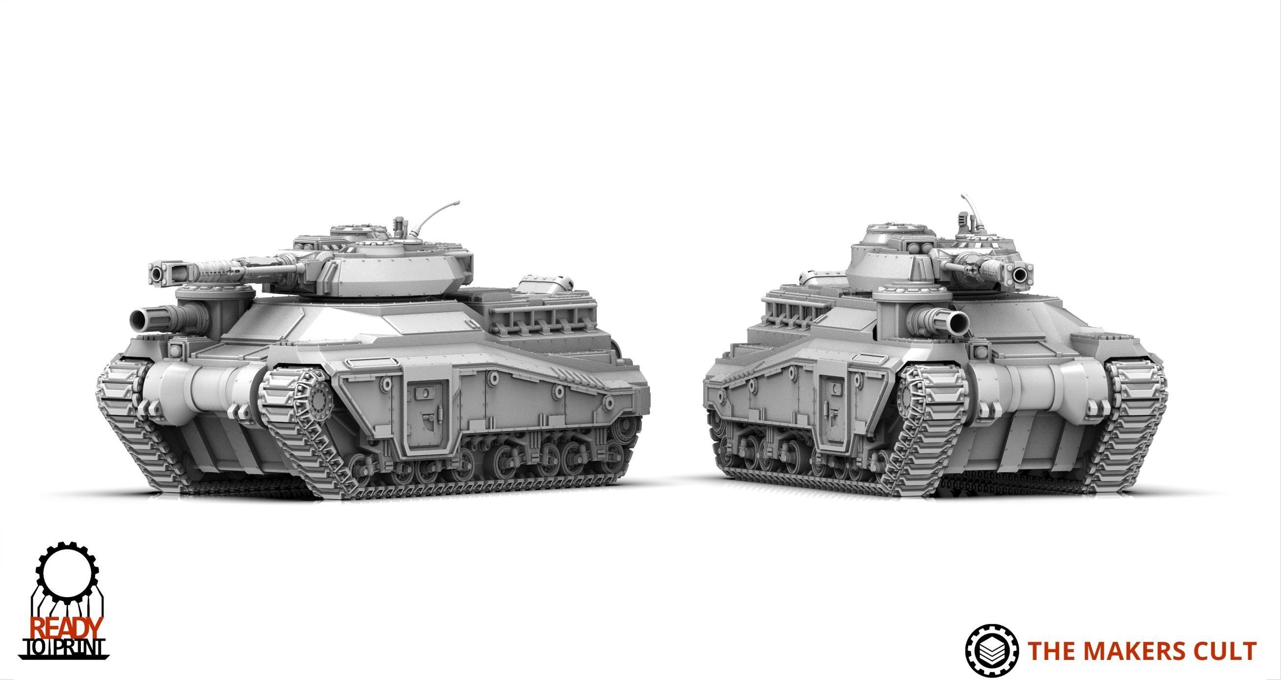 Primus Scions - Clydesdale Battle Tank 3D print model_5