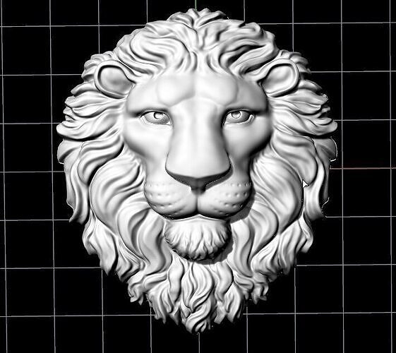 LION face   3D print model