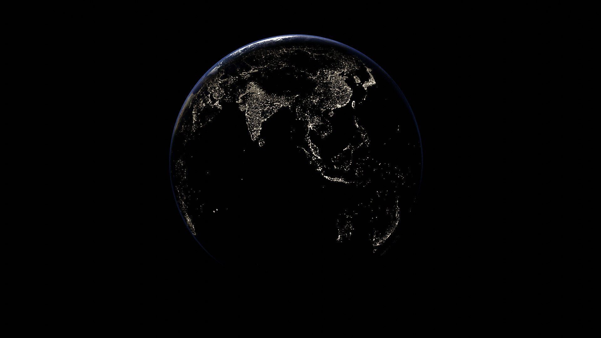 Earth Low-poly 3D model_3