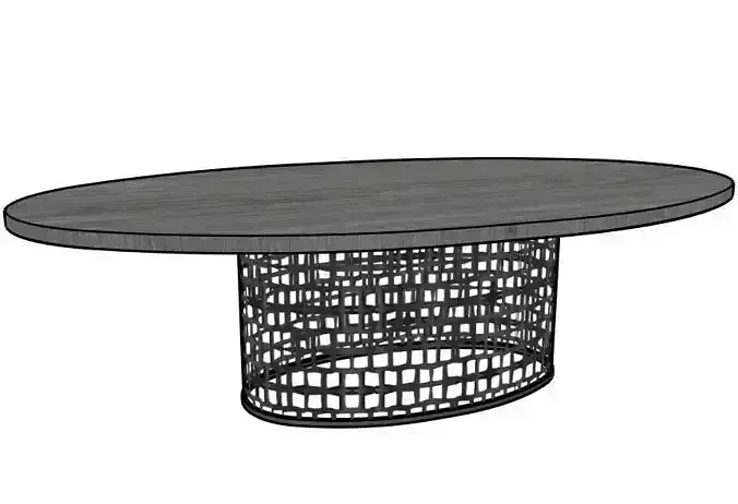 Santorini Dining Table by Gregorius Pineo