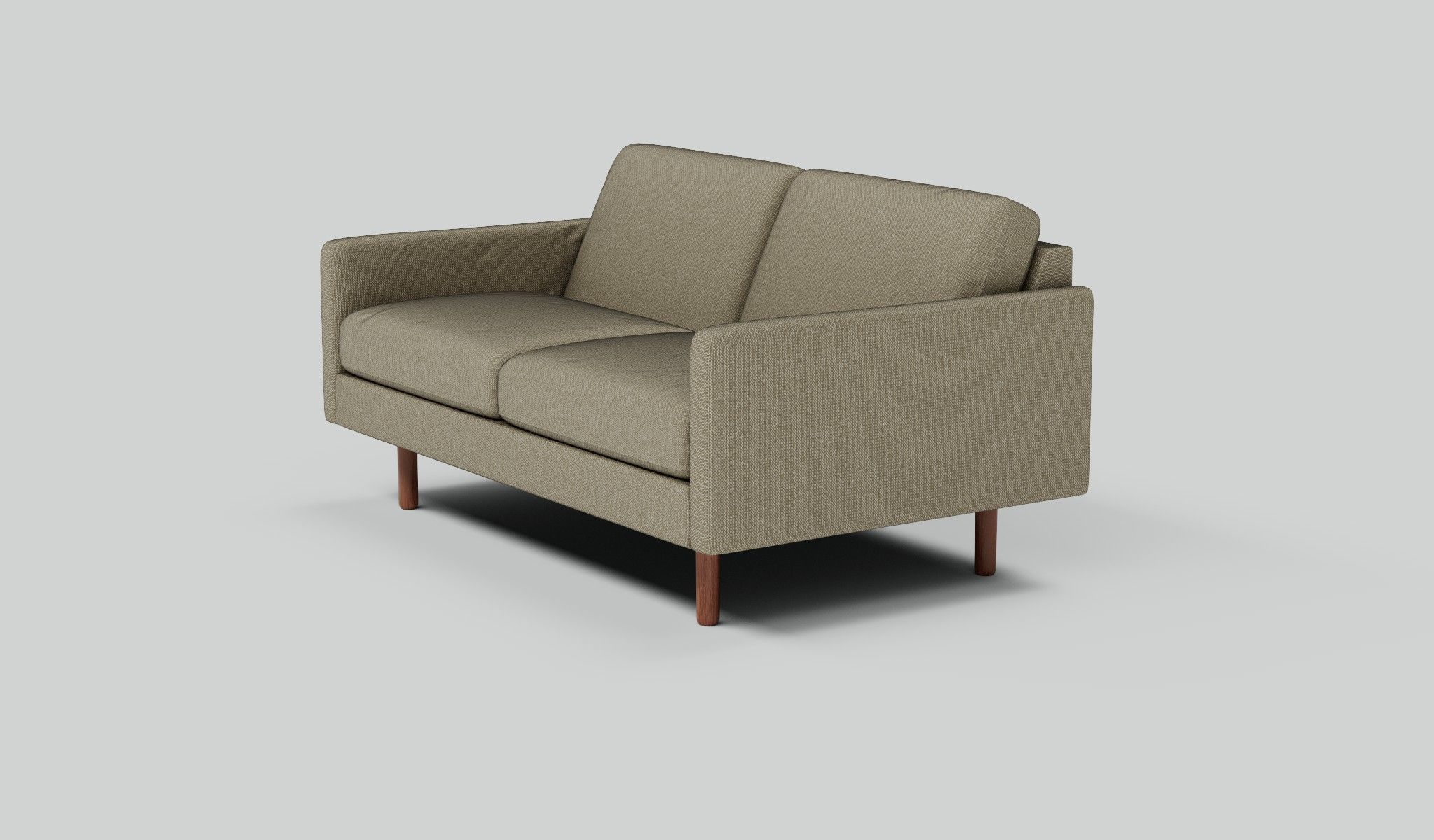 2 Seater Sofa 3D model_2