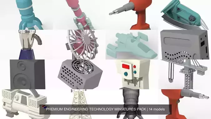 PREMIUM ENGINEERING TECHNOLOGY MINIATURES PACK