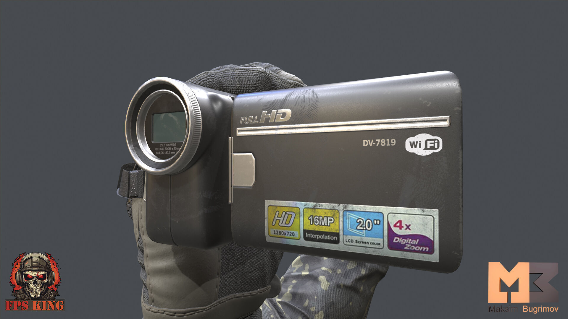 FPS Devices Animations Low-poly 3D model_14