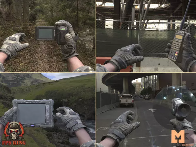 FPS Devices Animations Low-poly 3D model_0