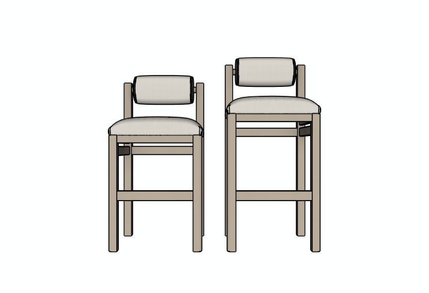 Thayer Bar Counter Stool by Maiden Home 3D model_2