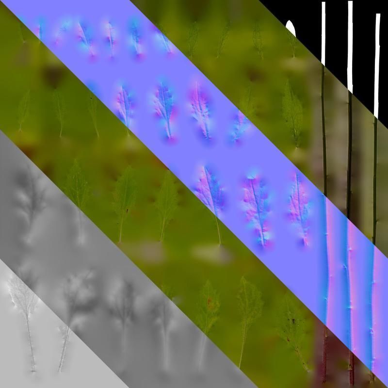 Anydrafts Erigeron annuus Leaf 03 Texture_8