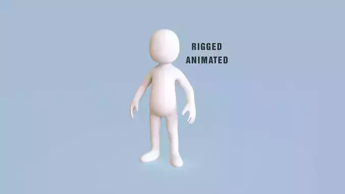 Simple Stick v0005 Low-poly 3D model