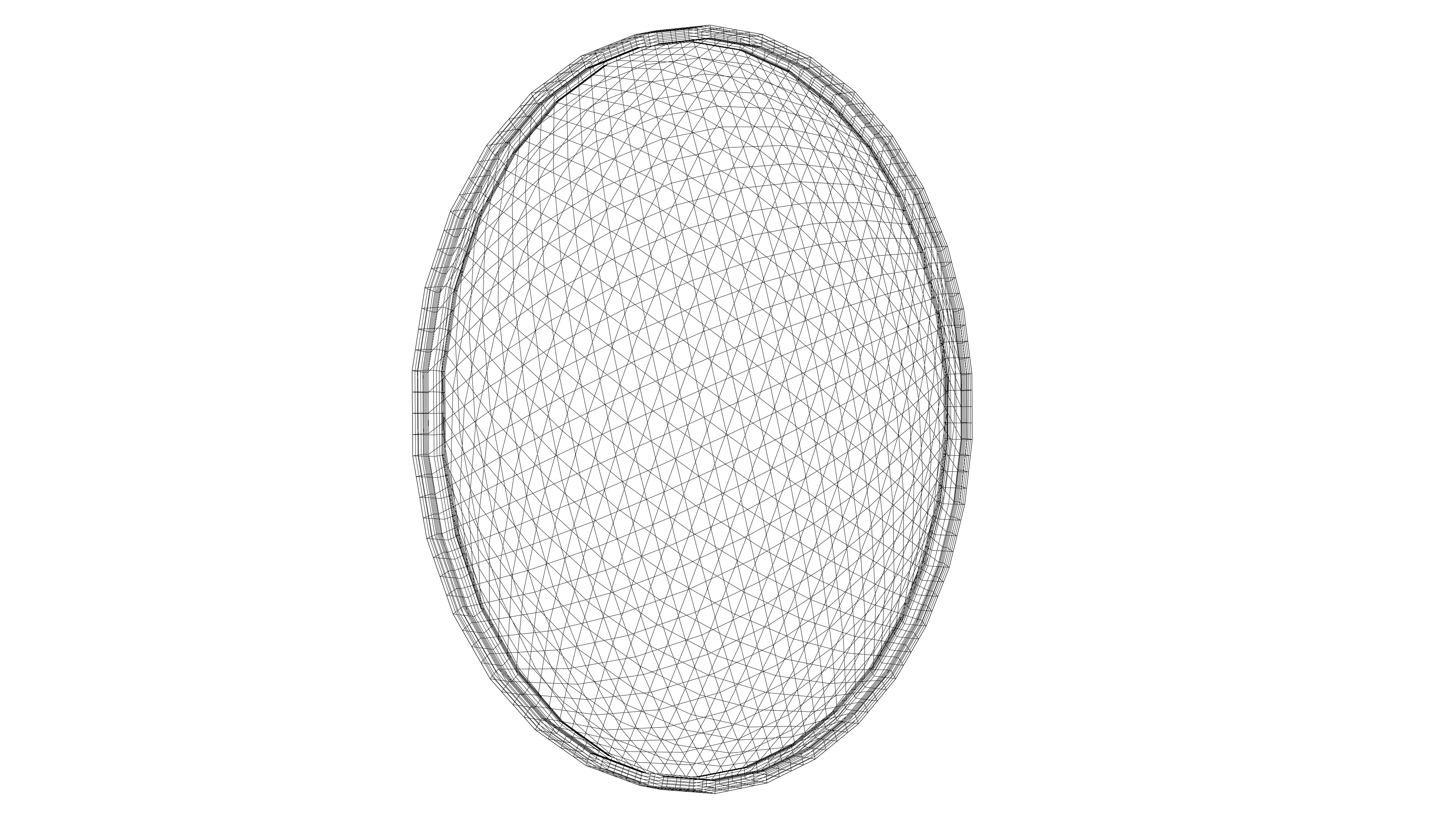 High Detailed Indonesian 25 Cent Coin 1952 Antique Currency 3D model_8