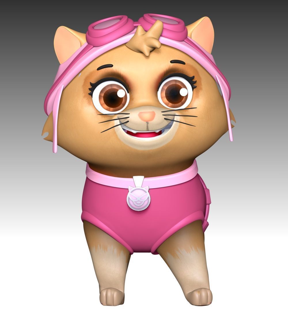 Cat Skye - Paw Patrol 3D print model_2