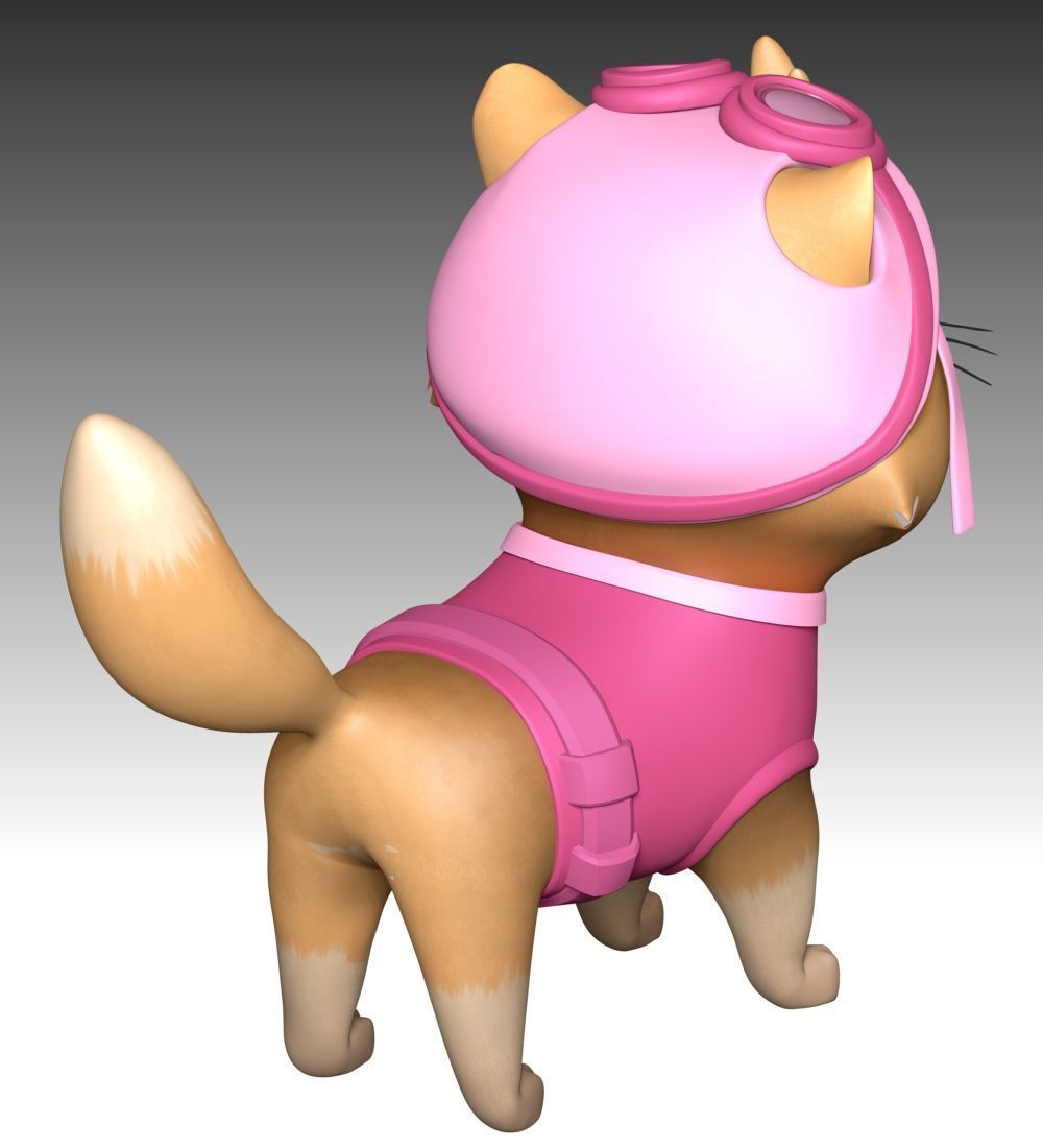 Cat Skye - Paw Patrol 3D print model_9