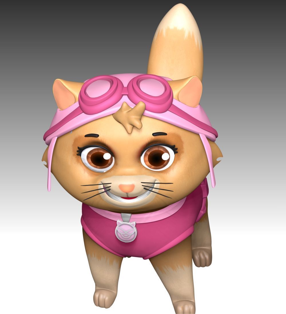 Cat Skye - Paw Patrol 3D print model_7