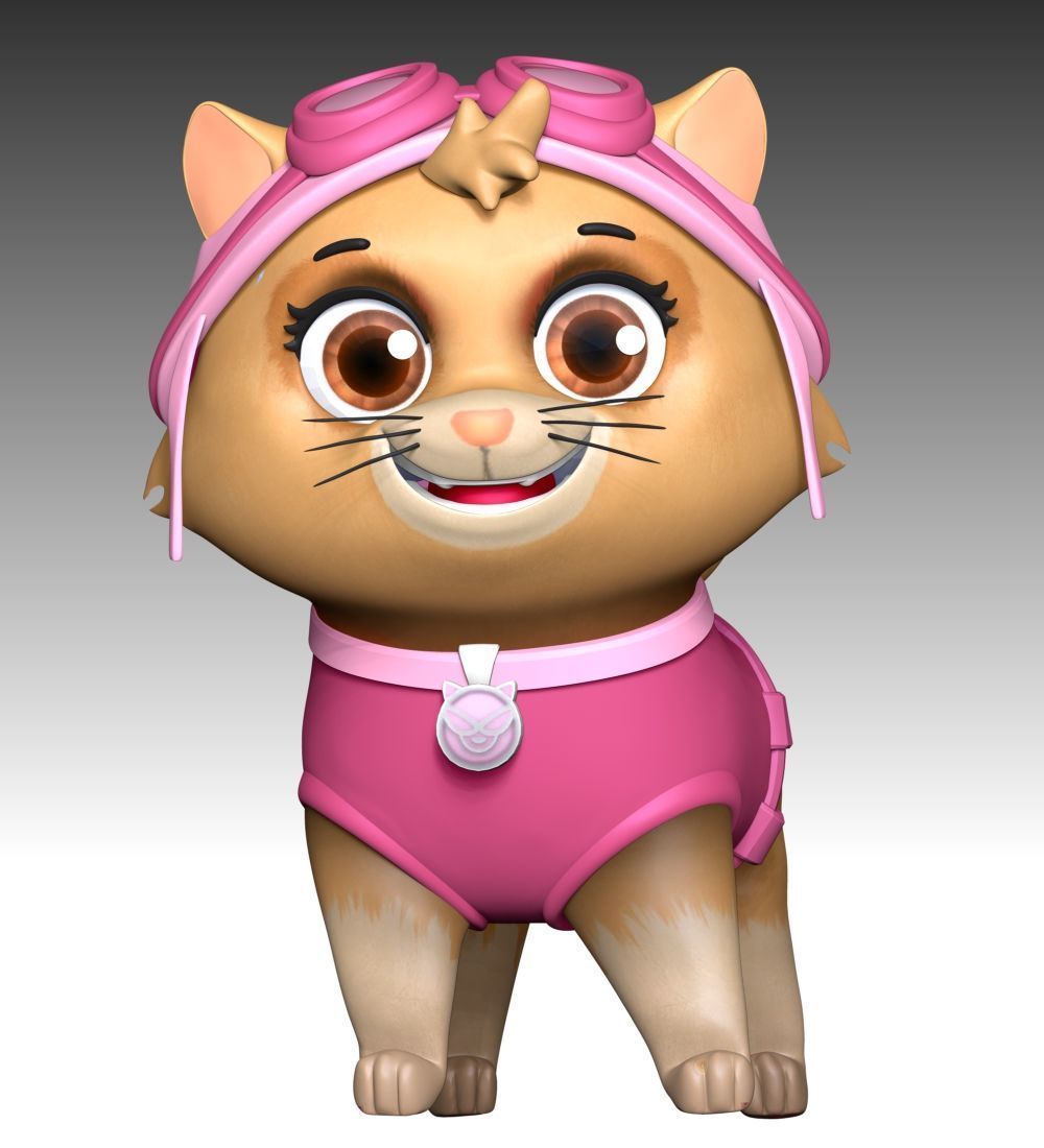 Cat Skye - Paw Patrol 3D print model_6