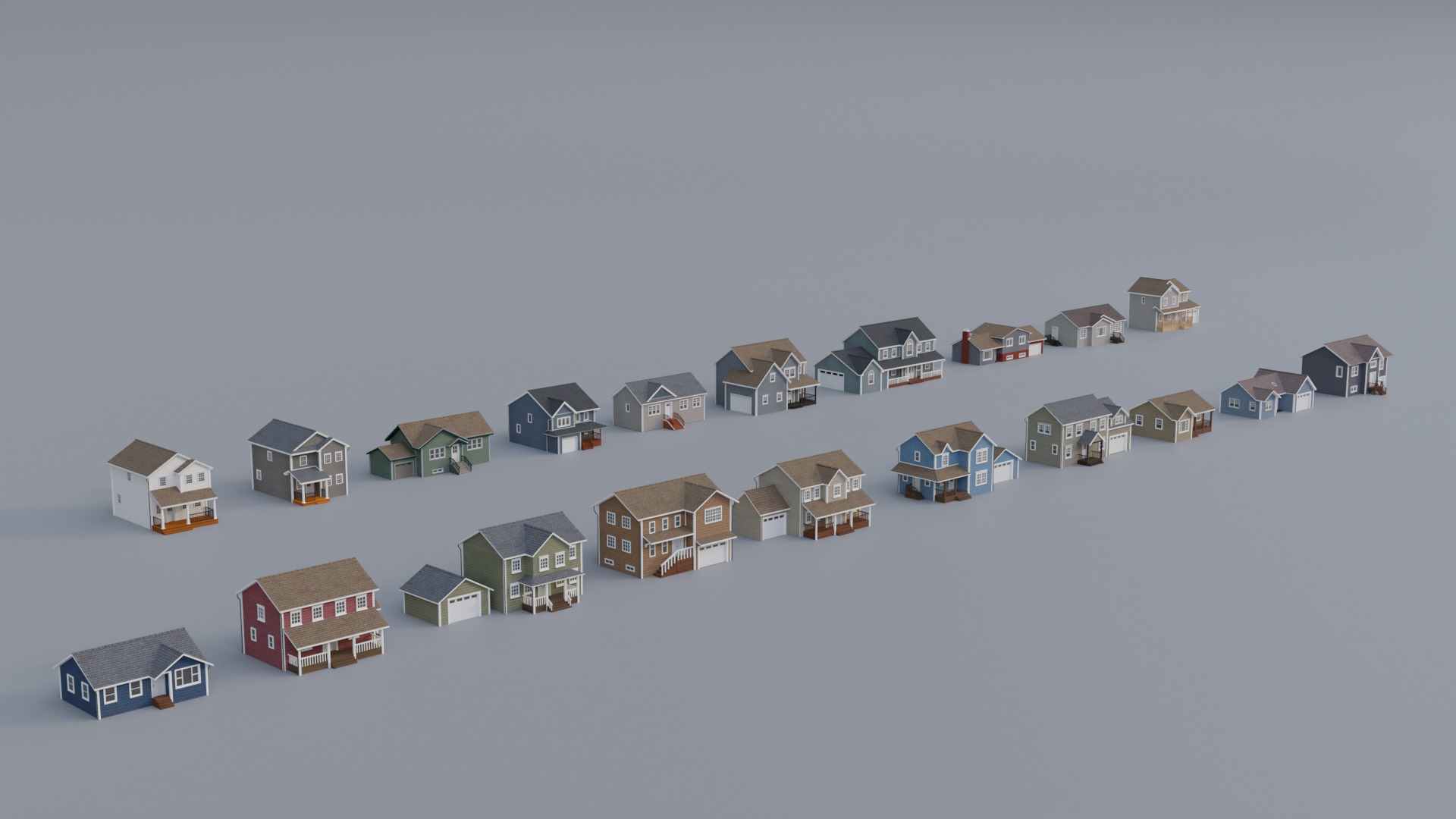 Low Poly House Collection 3 _2
