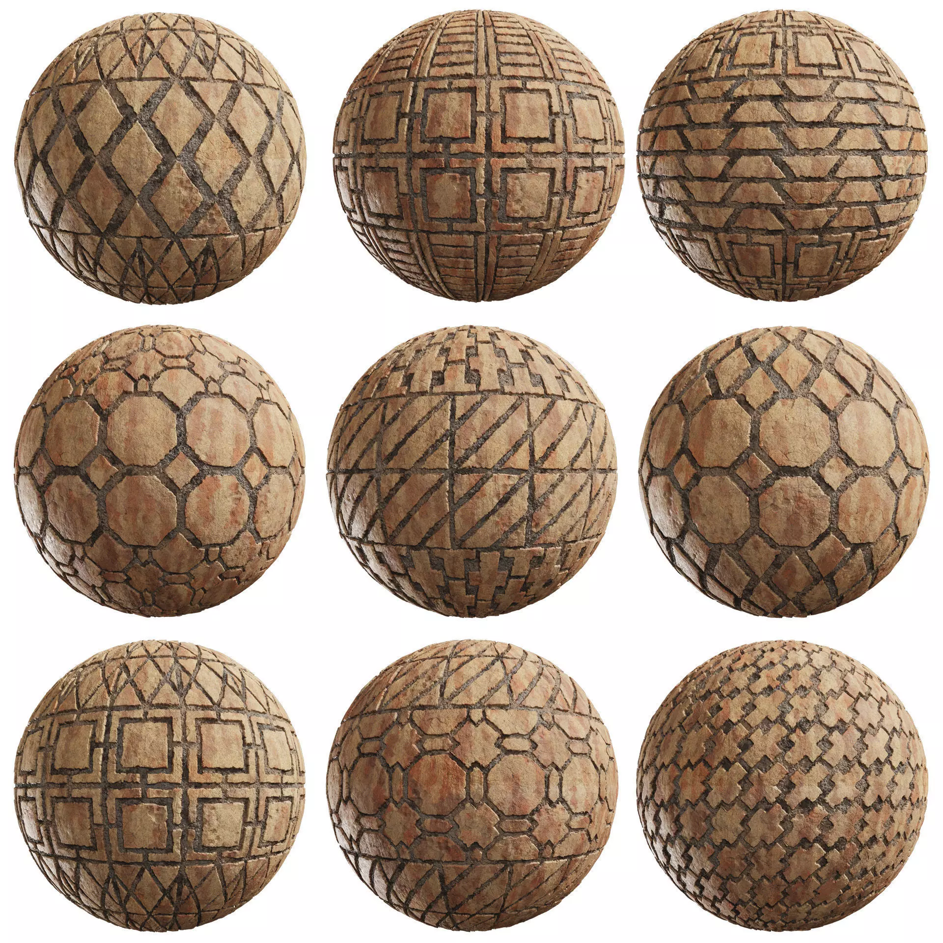 PBR Bricks 09 - Tileable 4K Texture Seamless Texture