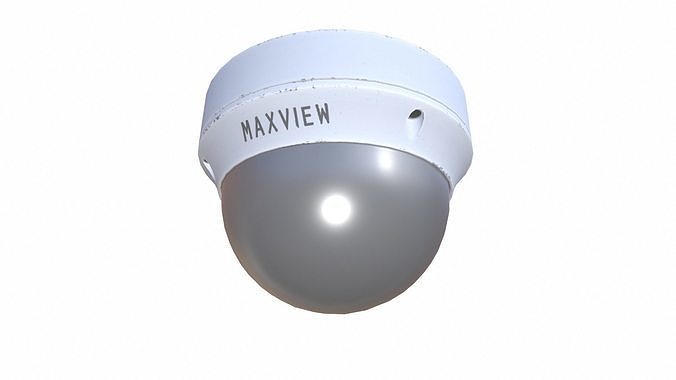 Indoor CCTV Security Camera Low-poly 3D model