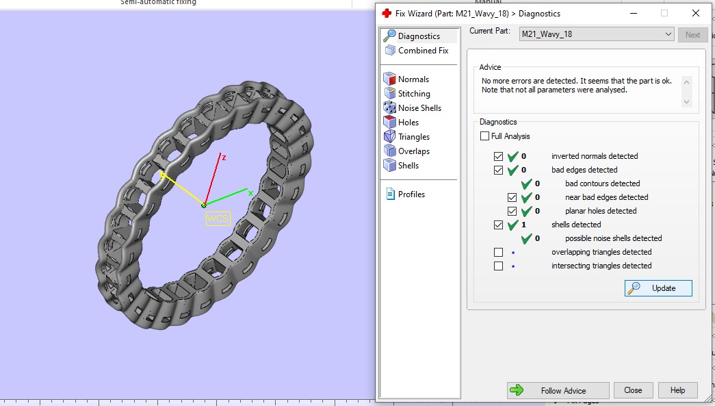 Ring Wavy 18 3D print model_8