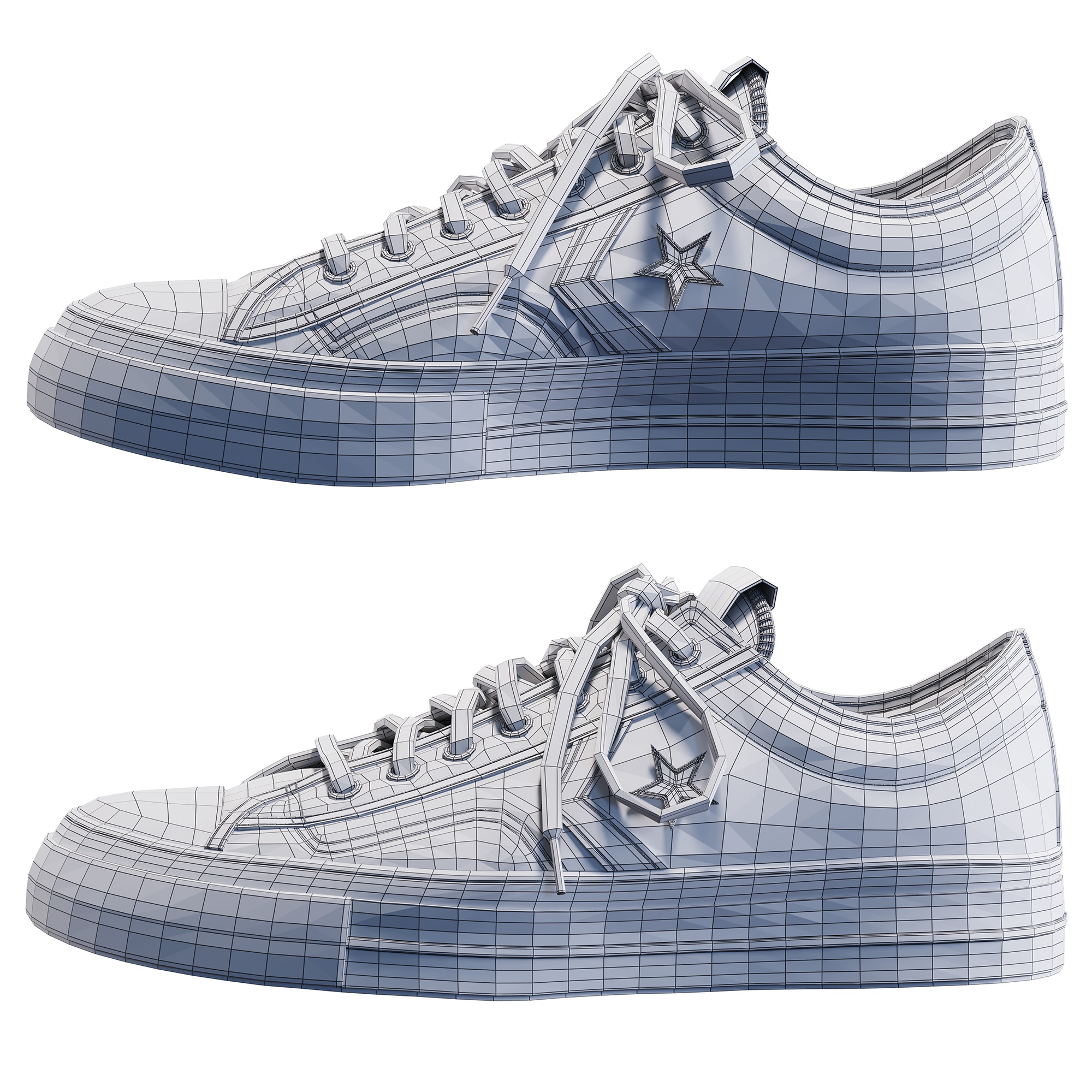 Converse Star Player 3D model_7