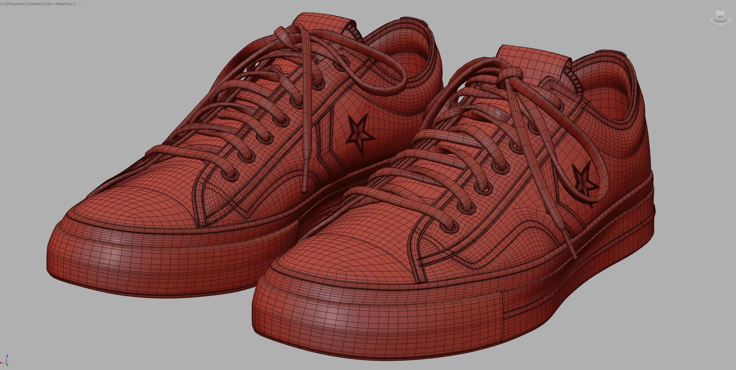 Converse Star Player 3D model_14