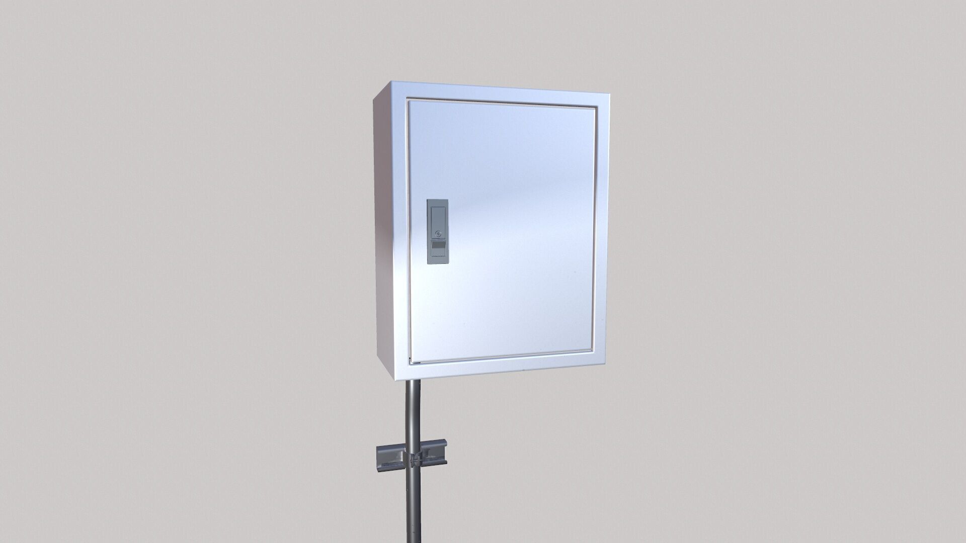 Electric Box Low-poly 3D model_5