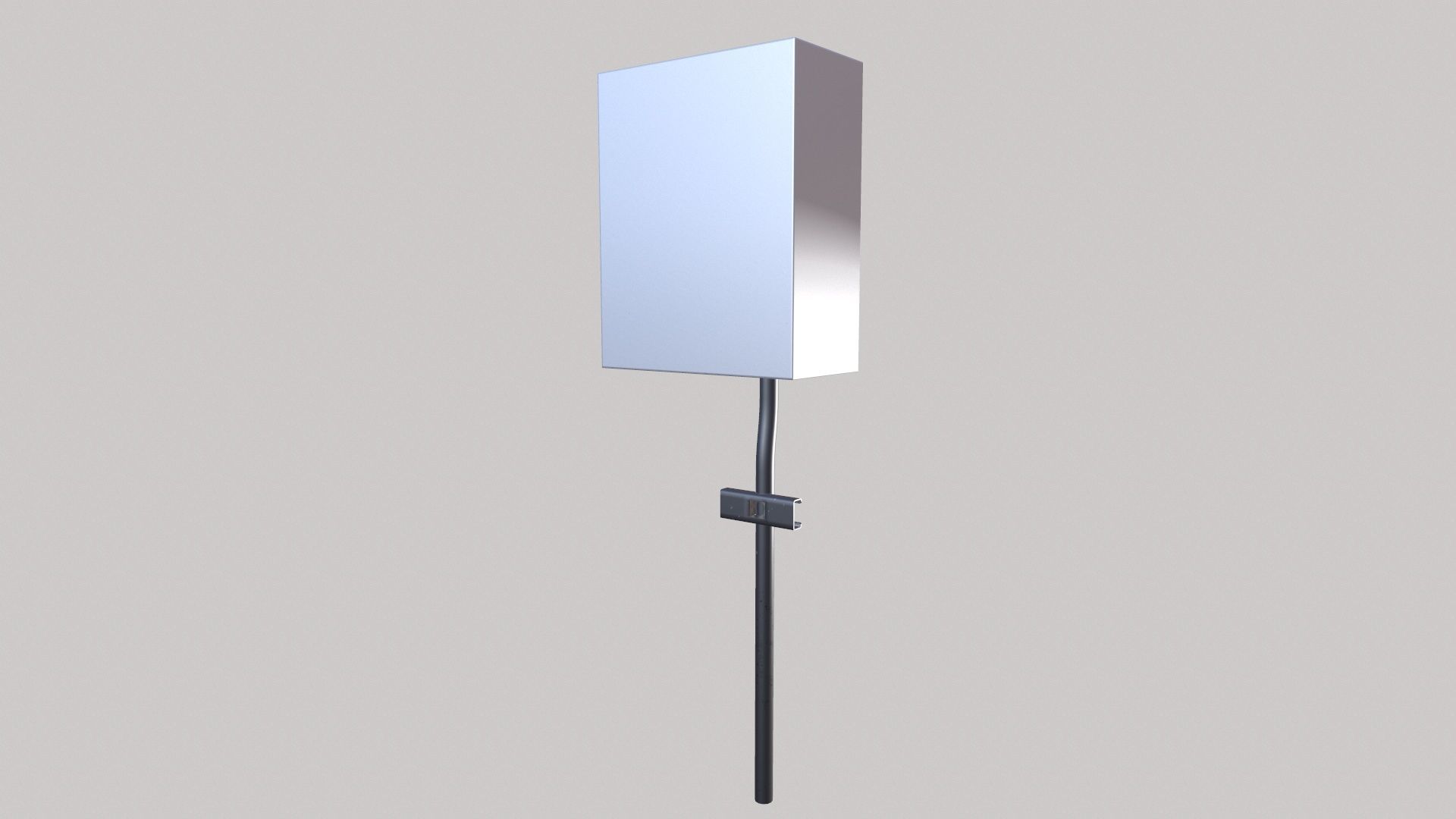 Electric Box Low-poly 3D model_4