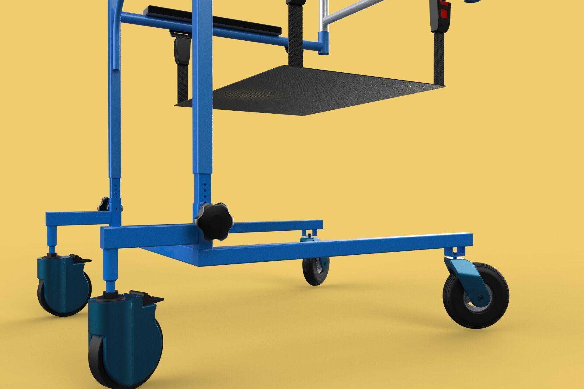 PEDIATRIC GAIT TRAINERS WALKER WALKING AIDS SEAT STAND ROLLATOR 3D model_32