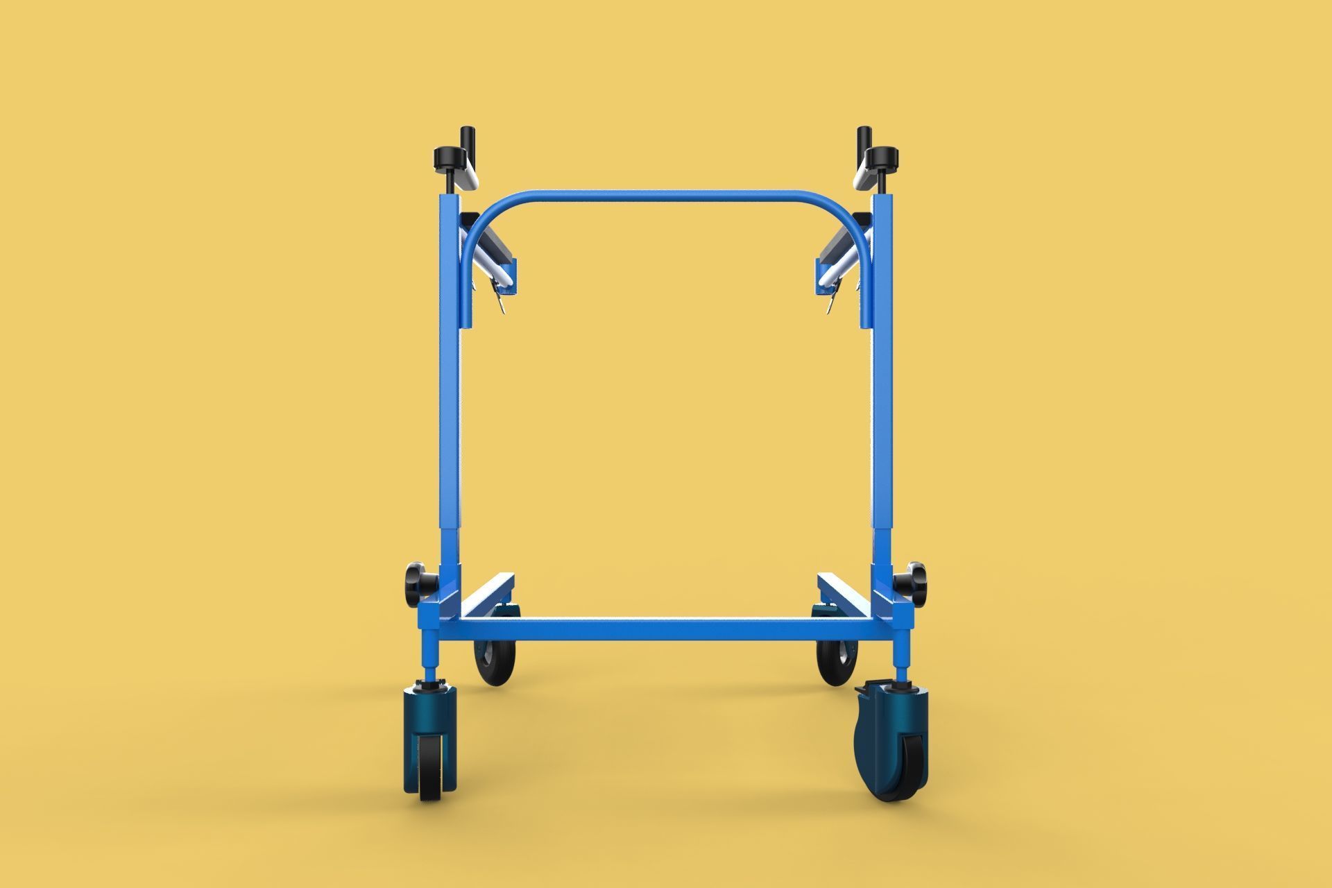 PEDIATRIC GAIT TRAINERS WALKER WALKING AIDS SEAT STAND ROLLATOR 3D model_7