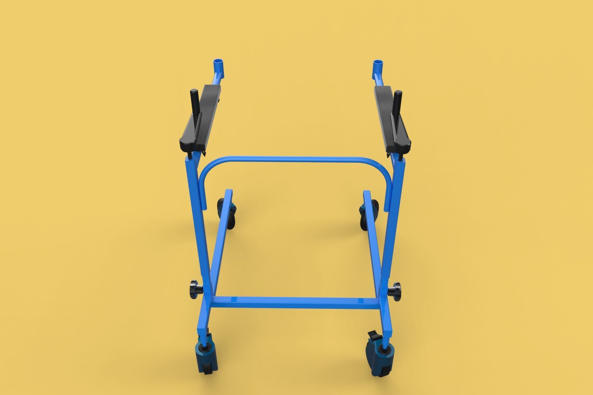 PEDIATRIC GAIT TRAINERS WALKER WALKING AIDS SEAT STAND ROLLATOR 3D model_8