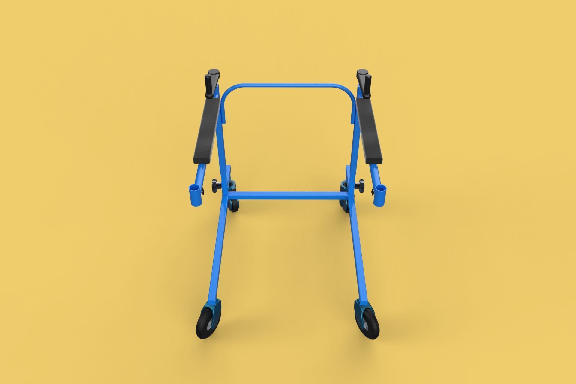 PEDIATRIC GAIT TRAINERS WALKER WALKING AIDS SEAT STAND ROLLATOR 3D model_10