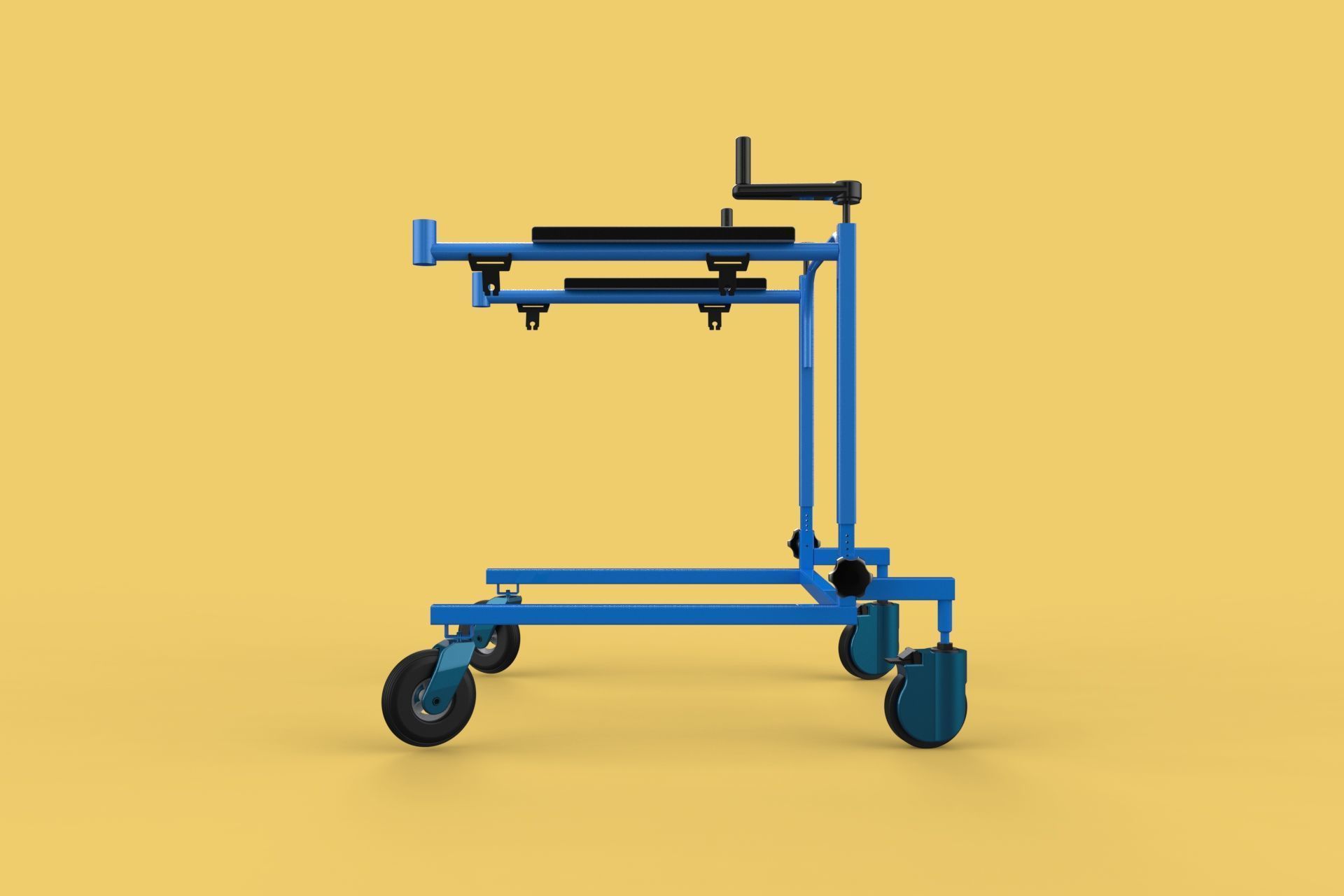 PEDIATRIC GAIT TRAINERS WALKER WALKING AIDS SEAT STAND ROLLATOR 3D model_3