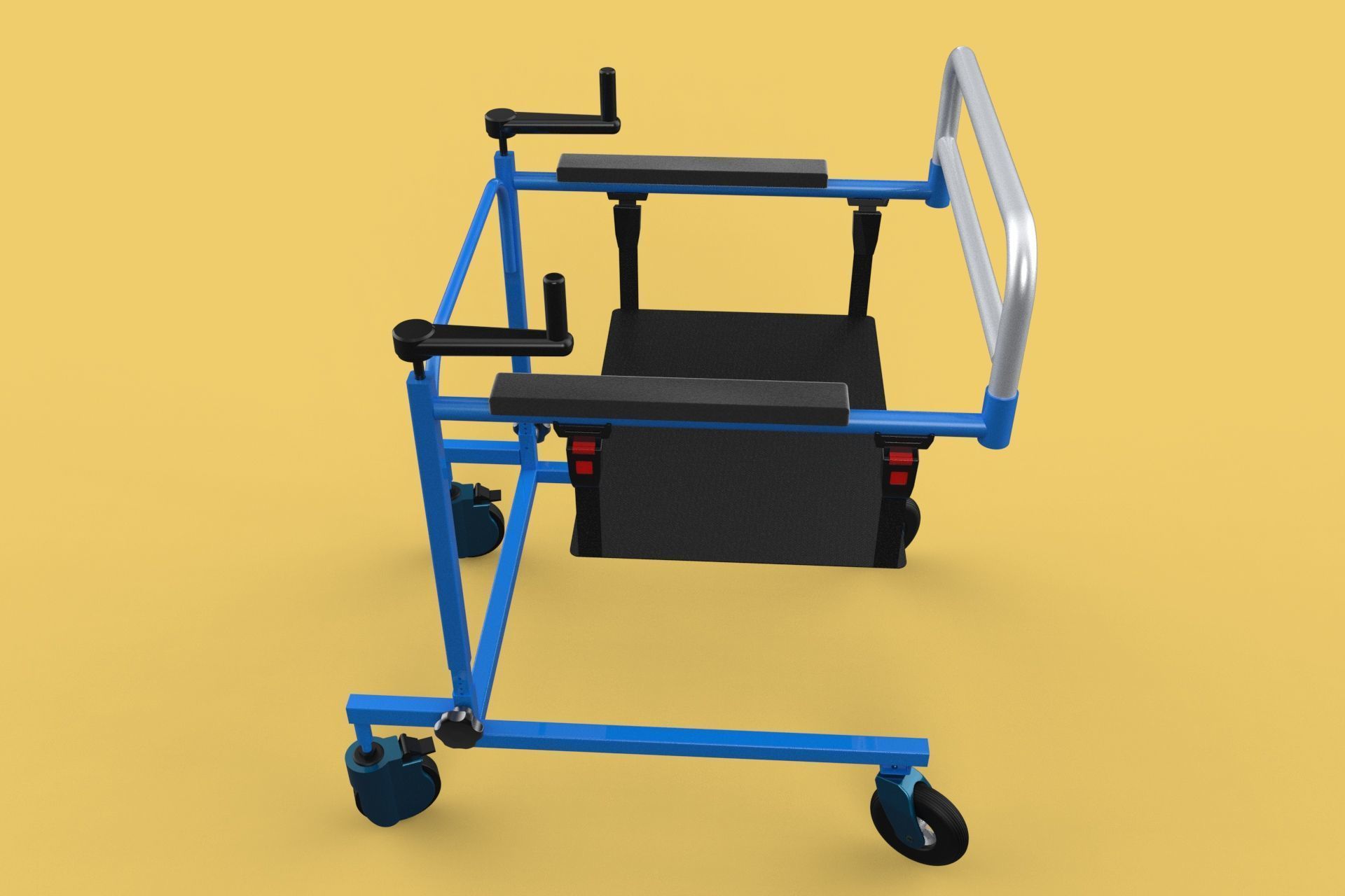 PEDIATRIC GAIT TRAINERS WALKER WALKING AIDS SEAT STAND ROLLATOR 3D model_19