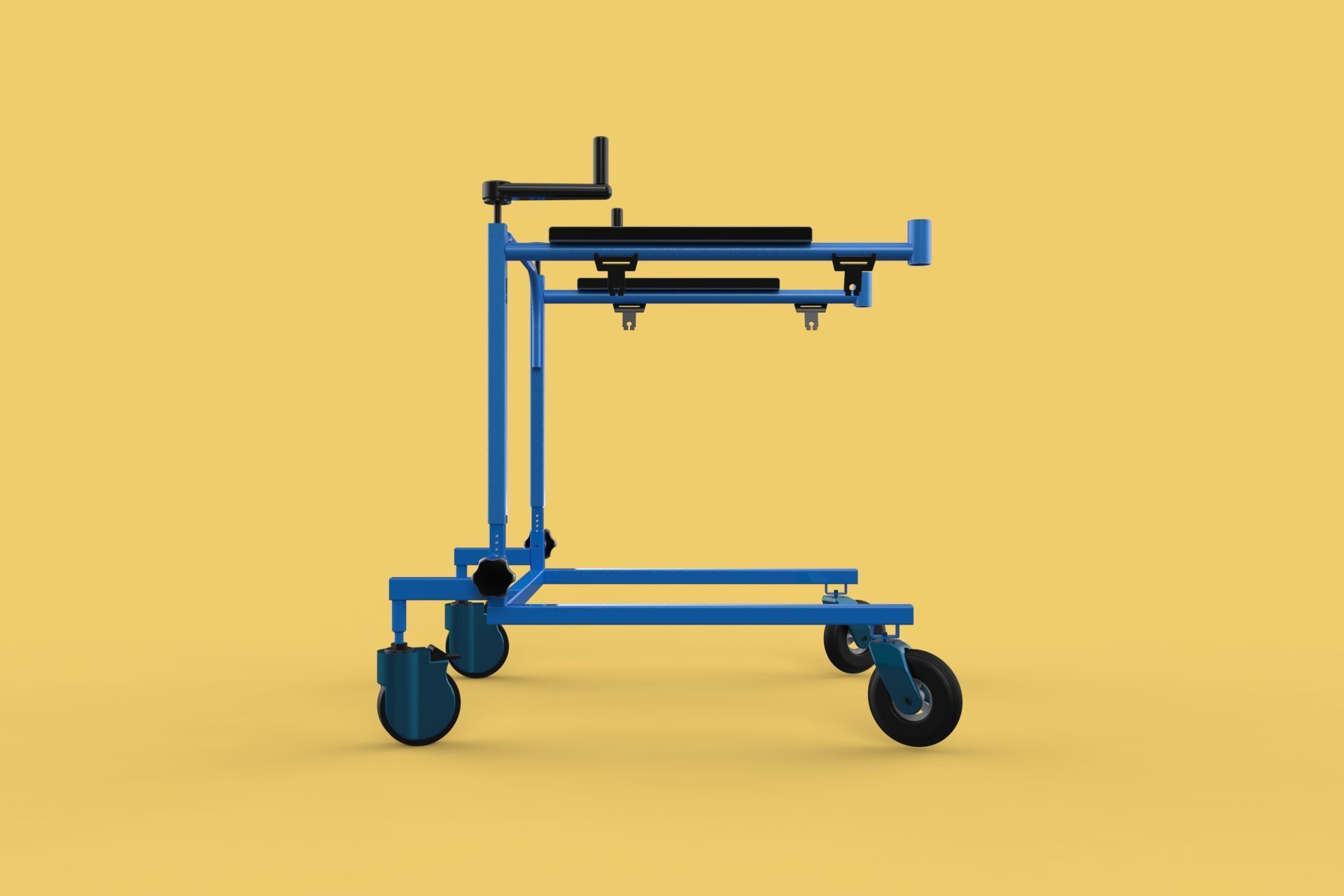 PEDIATRIC GAIT TRAINERS WALKER WALKING AIDS SEAT STAND ROLLATOR 3D model_5