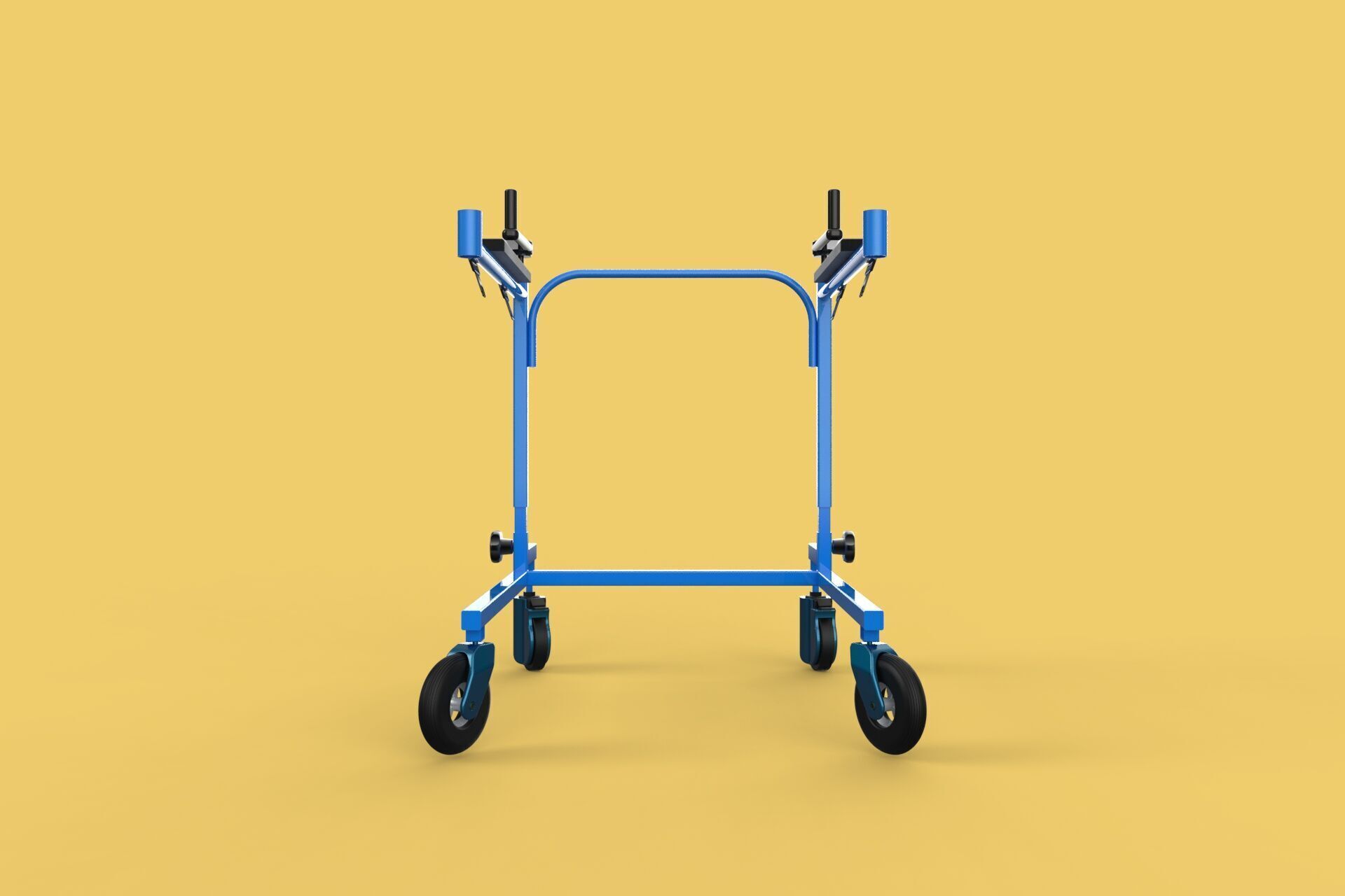 PEDIATRIC GAIT TRAINERS WALKER WALKING AIDS SEAT STAND ROLLATOR 3D model_9