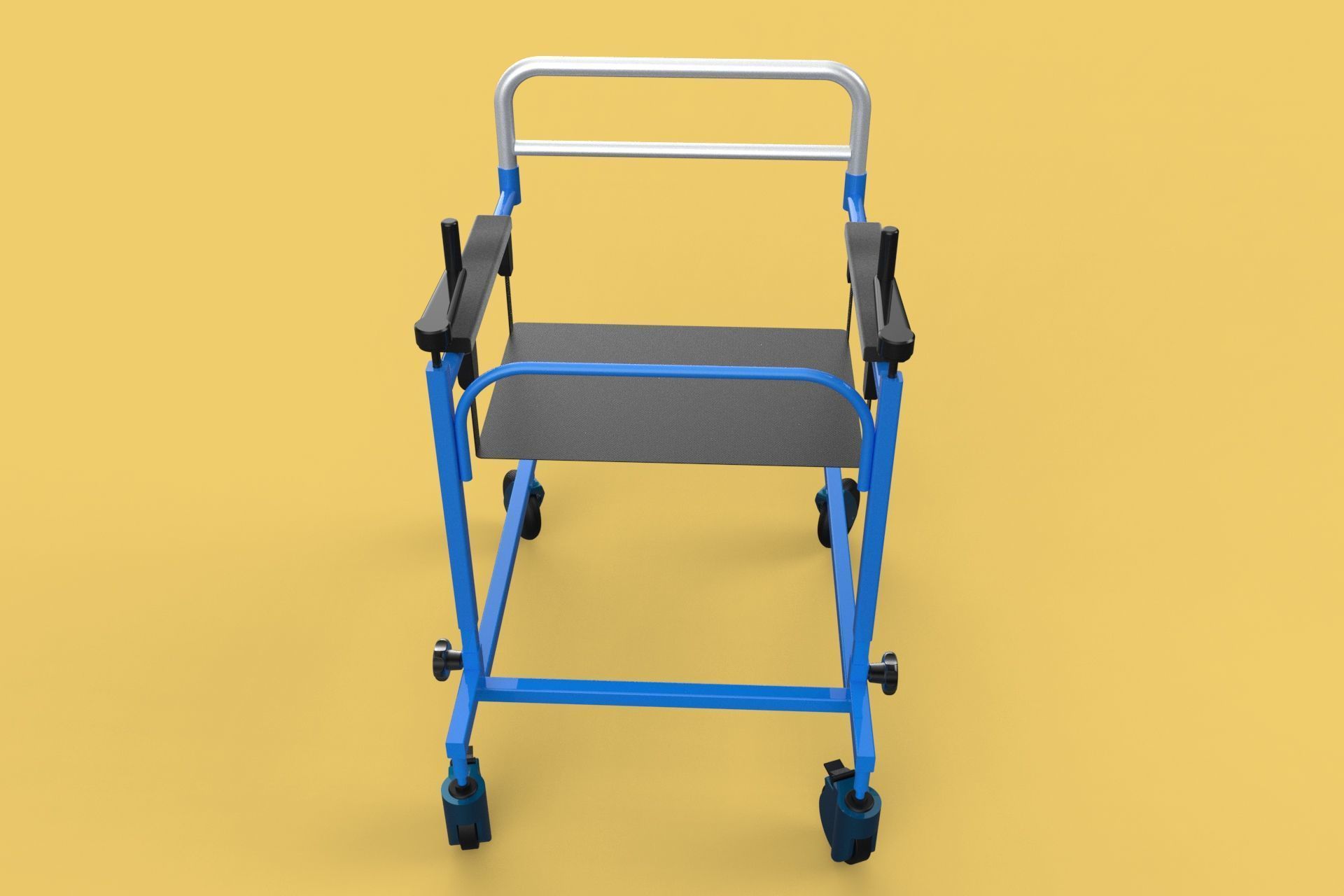 PEDIATRIC GAIT TRAINERS WALKER WALKING AIDS SEAT STAND ROLLATOR 3D model_24