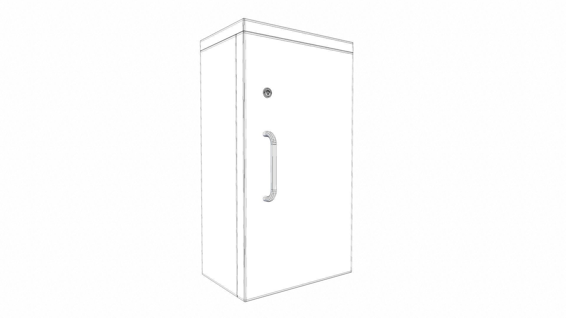 Fire Extinguisher BOX Low-poly 3D model_7