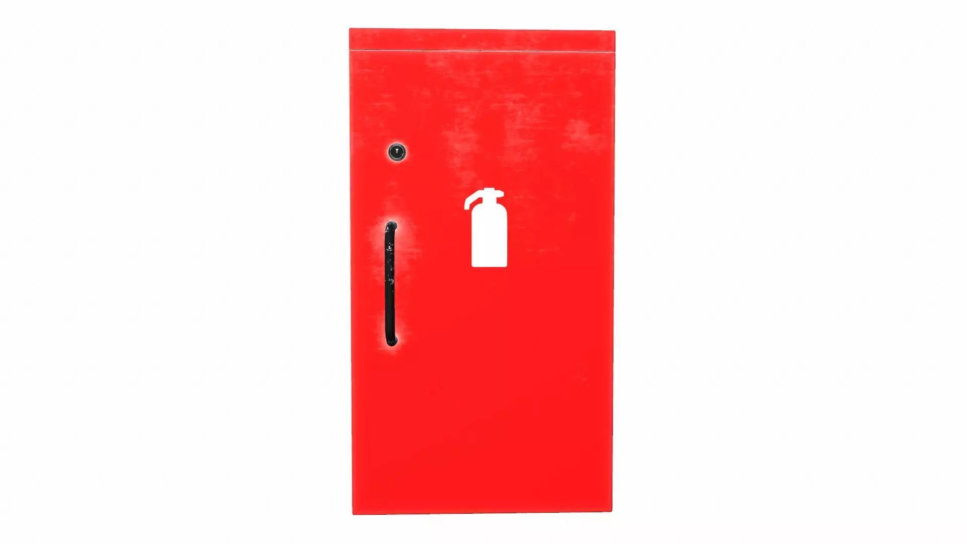 Fire Extinguisher BOX Low-poly 3D model_0