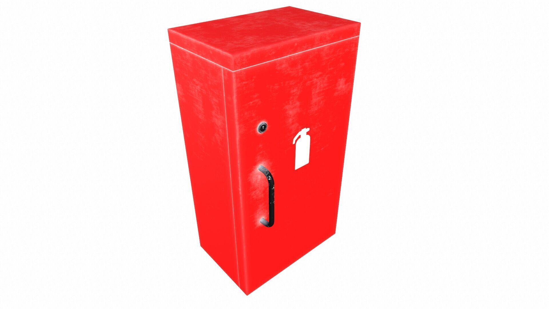 Fire Extinguisher BOX Low-poly 3D model_4